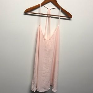 🌸Loose light pink mini dress